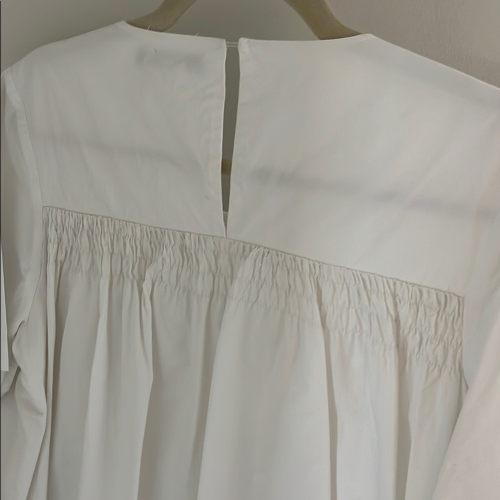 White Ruffled Top - Picture 3 of 4